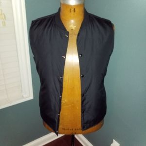 Mossimo Black Vest Large with light quilting on the inside.